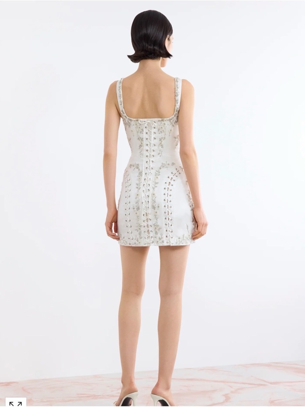 Clio Peppiatt Bridal Brigitte Mini Dress - Picture 4 of 7